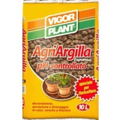 ARGILLA ESPANSA 10 LT. VIGORPLANT AGRIARGILLA PER FLORICOLTURA