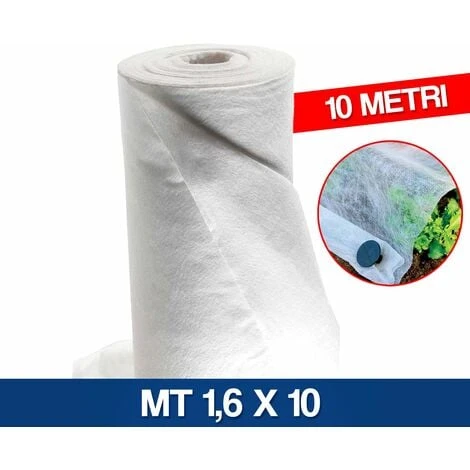 TELO TERMOCLIMA TNT ANTIGELO PROTEGGE ORTO PIANTE FIORI DA GELO 10 MT 31034V MT 1,6X10 (31034) - immagine 2