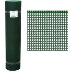 Tenax Rotolo Rete Tutta Plastica 4X 4 H 100 M 5 Verde