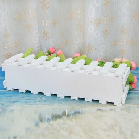 LangRay 2pcs Gerbera Artificiale Con Staccionata In Legno Margherita Margherita Fiori Di Seta Decorazione Fiori Artificiali Piante In Vaso Crisantemo Finto Fiori Artificiali Piante Bonsai Artificiali - immagine 5