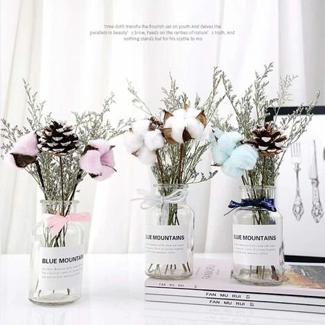 Vaso Di Fiori Secchi Puntelli Photo Shooting Decorazione Della Casa Decorazione Bouquet-Vaso Di Fiori Secchi Set Per La Casa 4 - immagine 3