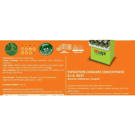ZAPI - 422455 - Tator BIA Next Insetticida Zanzare 1 Lt X 1500 Mq - immagine 3