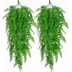 Piante Finte Rampicanti Artificiali Edera Finta Decorazioni Casa Da Esterno/Interno Ed Balconi Di Viti Appese Finto Verde Pareti-2 Confezioni