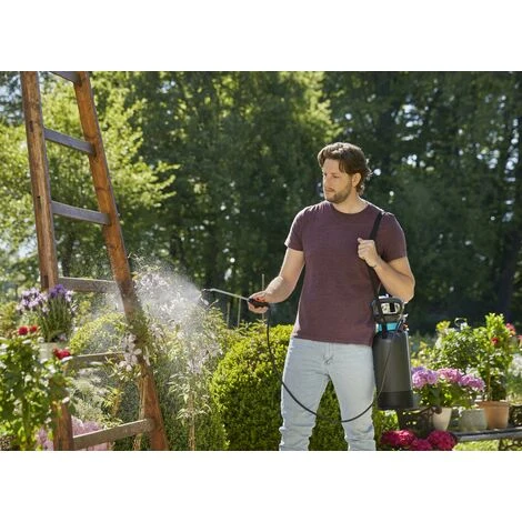 GARDENA Spruzzatore Nebulizzatore Da Giardino, Capacità : 5 Lt, Pompa A Pressione, Getto Regolabile Da Fine A Nebulizzato Comfort (11130-20) - immagine 5