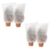 Cappuccio 4 Pezzi Protezione Pianta TNT 100X80 Sacchi Antigelo Telo Copri Piante