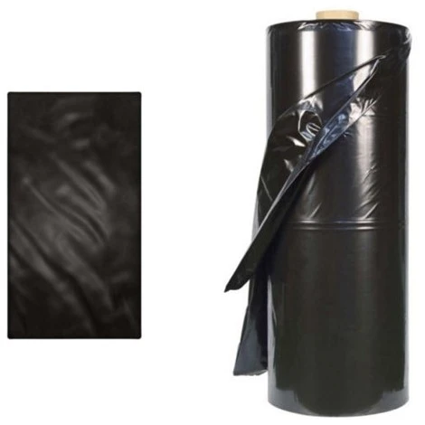 TELO PACCIAMATURA 110CM X 250 METRI NO FORI FILM POLIETILENE ANTI ERBA PER ORTO - immagine 3