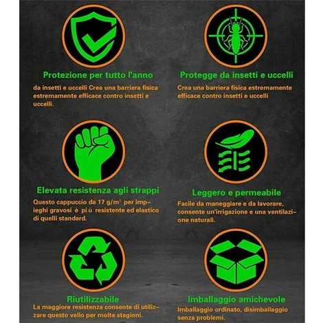 Telo ANTIGELO Per Piante In TNT Protettivo - 2x10 Metri - immagine 4