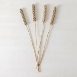 SKLUM Confezione Da 4 Rami Secchi Decorativi Salix Beige Crema