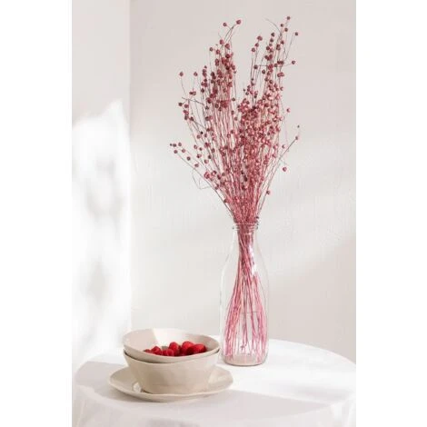 SKLUM Mazzo Di Fiori Secchi Decorativi Bairad Prugna Rosa - immagine 2