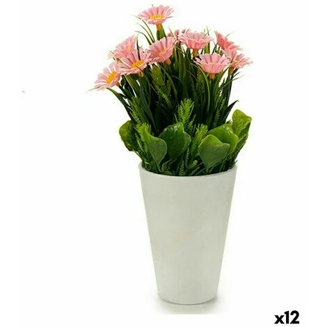Pianta Decorativa Margarita Plastica (12 X 21 X 12 Cm) (12 Unità )