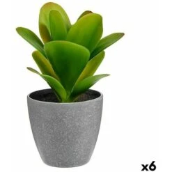 Pianta Decorativa Plastica (6 Unità ) (11 X 20 X 11 Cm)