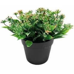 Pianta Artificiale Fiore Artificiale Legno Di Sandalo Piccolo Vaso Stile Rosso Bonsai Pianta Di Simulazione Fiore D'acqua Decorazione Domestica Bonsai Simulazione (Rosa)