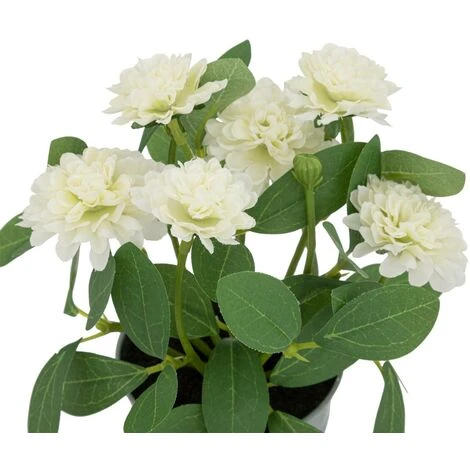 Fiori Artificiali, Vaso In Zinco, H20 Cm - Atmosphera Créateur D'intérieur - immagine 3