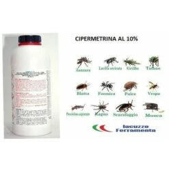 Cipekill Insetticida Lt1 Concentrato Cipermetrina Zanzare Zecche Pulci
