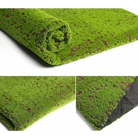 Simulazione Di Licheni Di Muschio Artificiale Piante Verdi Finte Per La Decorazione Del Giardino Del Patio Di Casa (punto Rosso) - immagine 2