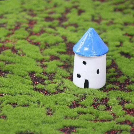 Simulazione Di Licheni Di Muschio Artificiale Piante Verdi Finte Per La Decorazione Del Giardino Del Patio Di Casa (punto Rosso) - immagine 5