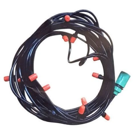 Trade Shop - Kit Nebulizzatore Ad Acqua Nebulizzazione Gazebo Ombrellone Giardino 10 Metri - immagine 2