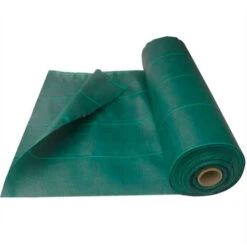 Telo Pacciamatura In Rotoli 90gr/mq Anti Erbacce Pacciamante Per Orto Giardino Elevata Stabilizzazione Raggi UV Permeabile Drenante Copertura Terreno Antialga Calpestabile (H 52 Cm X 25 M, Verde)